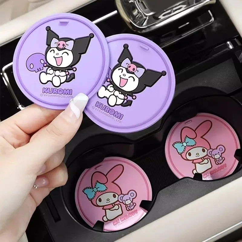 แผ่นกันลื่นสำหรับแก้วน้ำในรถยน - Kawaii Tech Accessories บทวิจารณ์และราคา