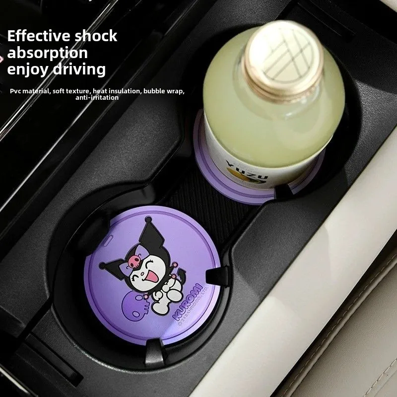 แผ่นกันลื่นสำหรับแก้วน้ำในรถยน - Kawaii Tech Accessories บทวิจารณ์และราคา