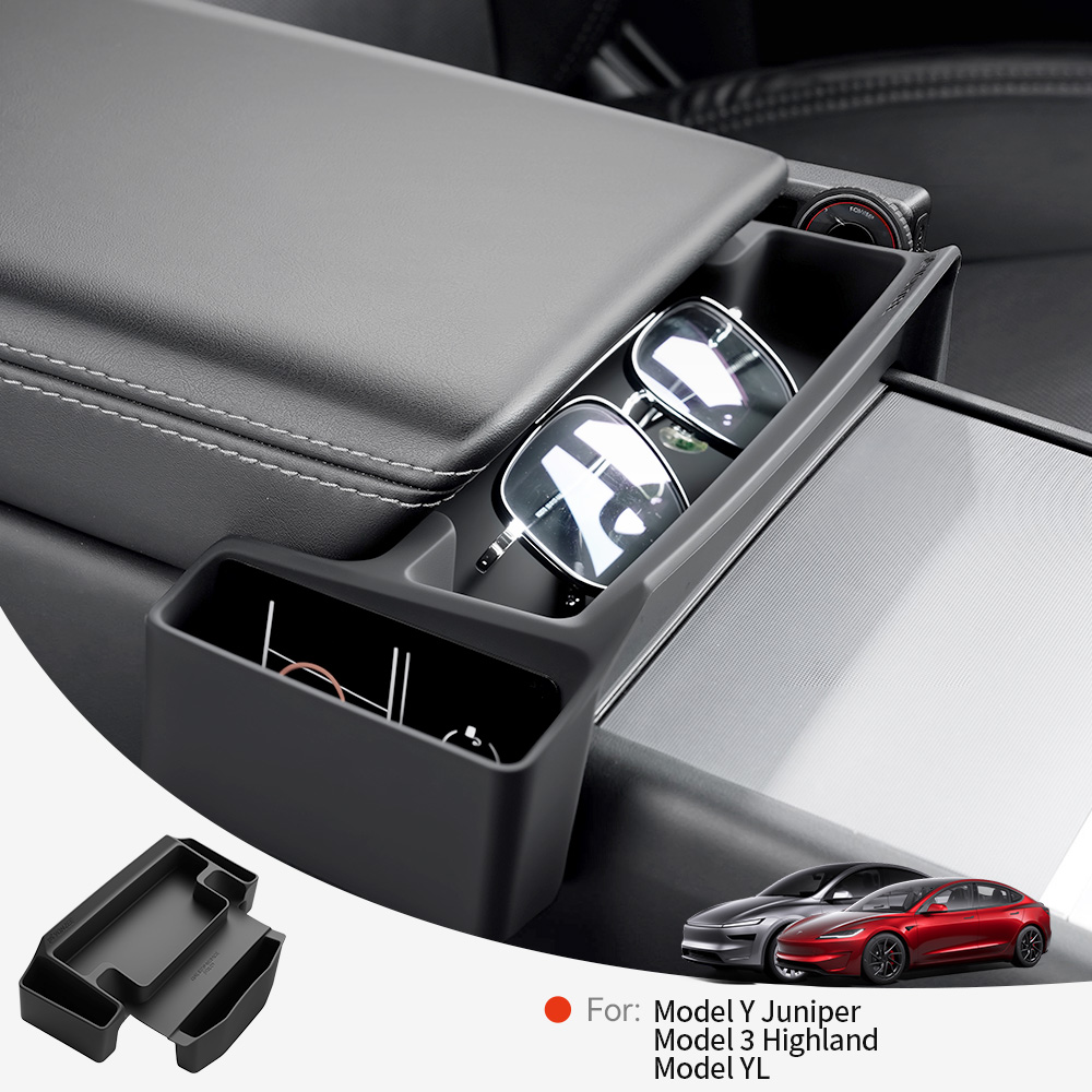 กล่องเก็บของที่วางแขนคอนโซลกลา - Tech Car Accessories บทวิจารณ์และราคา