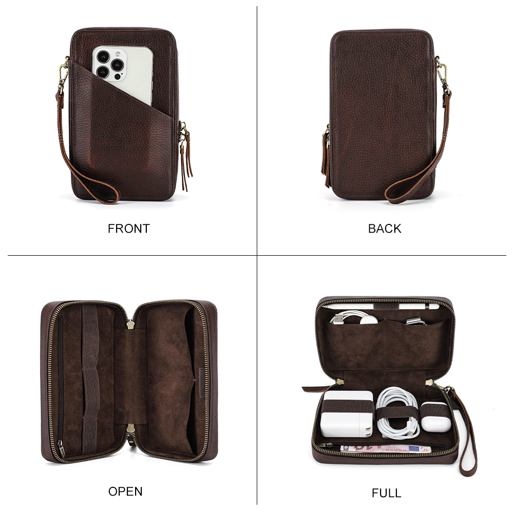 ของแท้หนังข้อมูล USB แบบพกพากร - Tech Accessories Case บทวิจารณ์และราคา