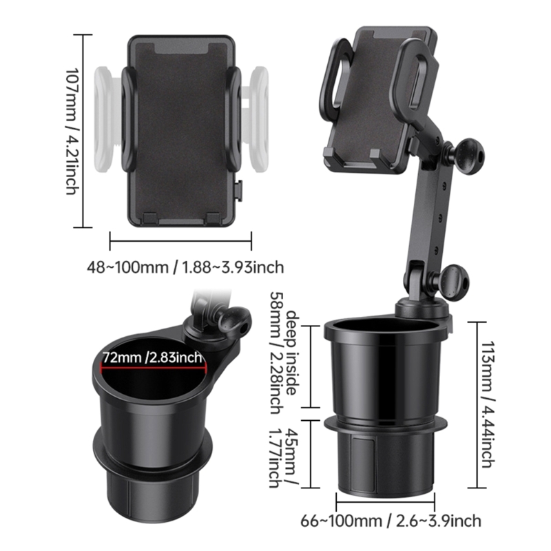 ที่วางแก้วในรถยนต์ Expander โท - Mobile Tech Accessories บทวิจารณ์และราคา
