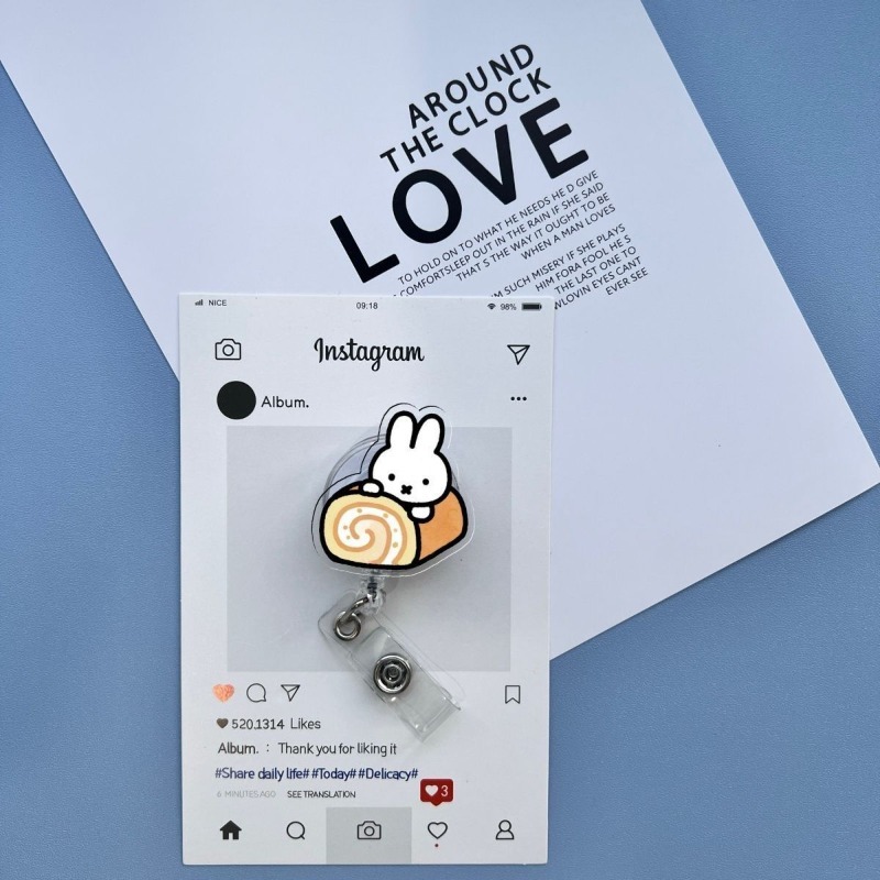 ที่หนีบบัตรแบบดึงกลับได้ลายมิฟ - Kawaii Tech Accessories บทวิจารณ์และราคา
