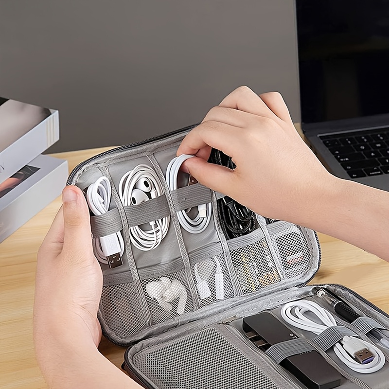 กระเป๋าจัดระเบียบสายเคเบิลสำหร - Tech Accessories Travel Organizer Pouch บทวิจารณ์และราคา