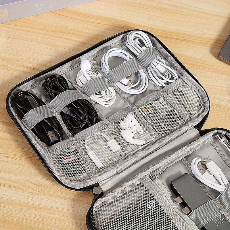 กระเป๋าจัดระเบียบสายเคเบิลสำหร - Tech Accessories Travel Organizer Pouch บทวิจารณ์และราคา