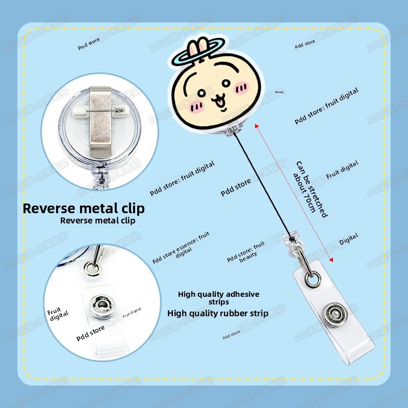 jiyi ที่เก็บบัตรแบบดึงกลับได้  - Kawaii Tech Accessories บทวิจารณ์และราคา